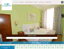 Tablet Screenshot of flordabaixa.com